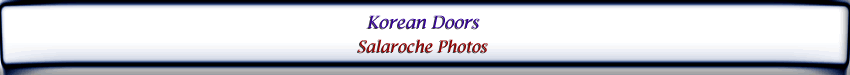 Korean Doors